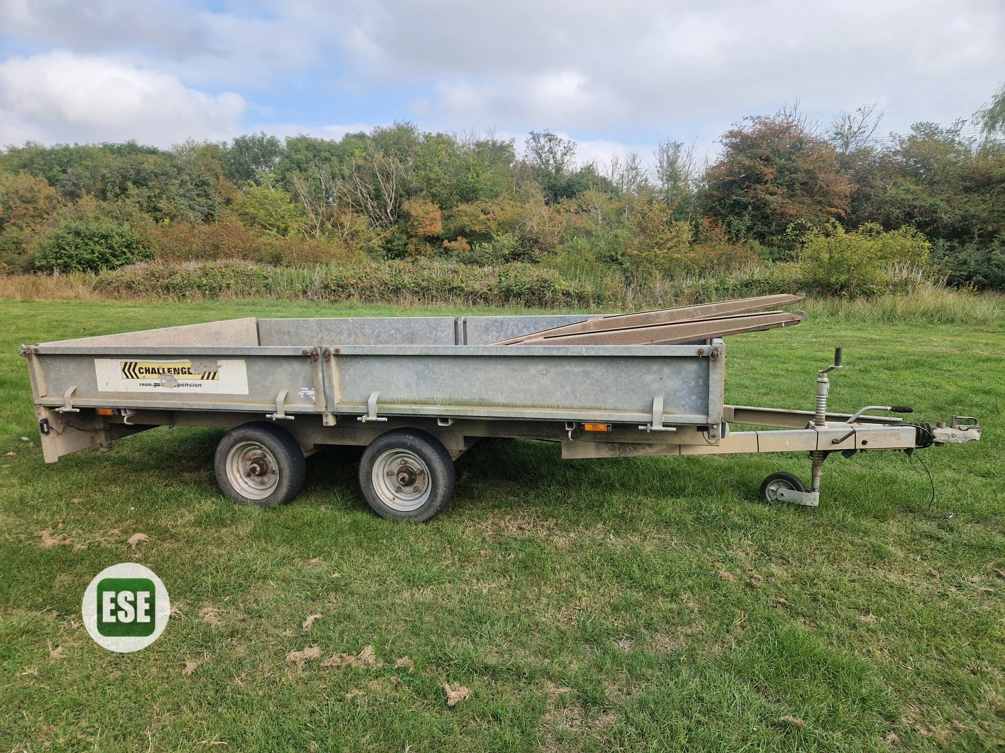 Indespension Twin Axle Trailer. 3500kg 
